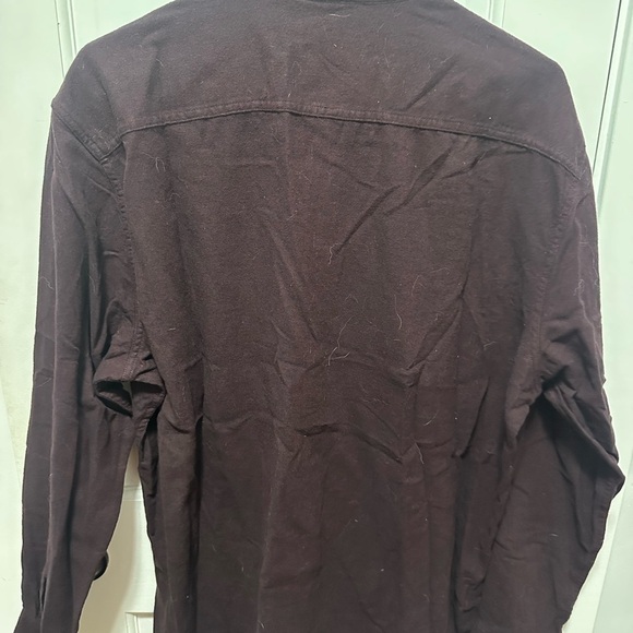 Sonoma Men's Rich Burgundy Button-Down Shirt - Picture 5 of 5